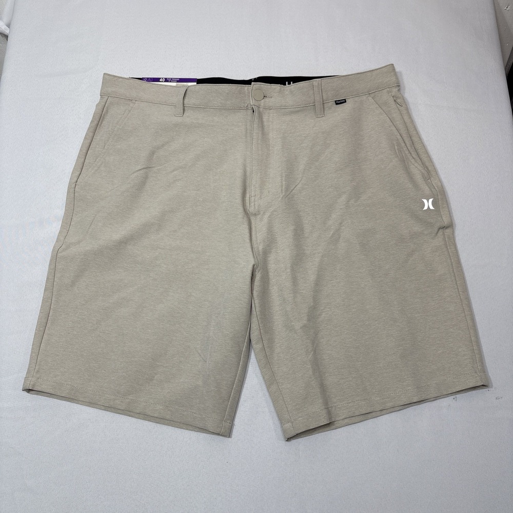 Hurley Hybrid Walk Short Mens 40 Khaki Water Repellent NWT